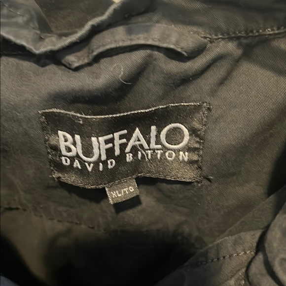 Buffalo David Bitton Black Utility Jacket with Hood - Picture 2 of 3